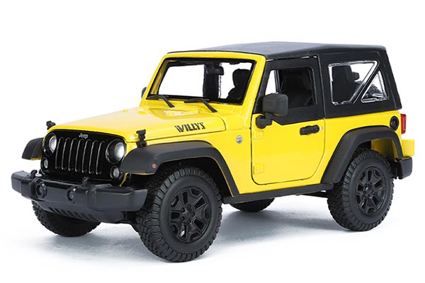 2014 Jeep Wrangler Willys Diecast Model 1:18 Scale
