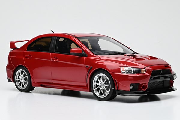 Mitsubishi Lancer Evolution X Resin Car Model 1:18 Scale Red