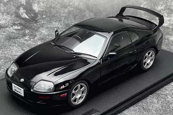 1993 Toyota Supra MK4 A80 Diecast Car Model 1:18 Scale Black