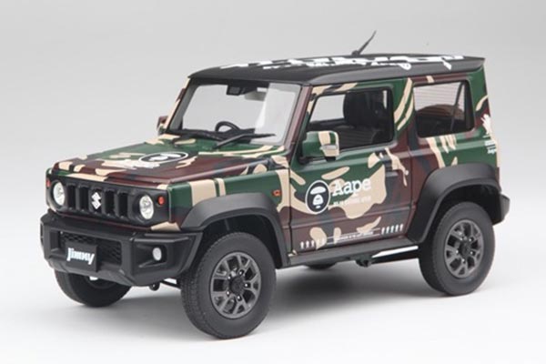2019 Suzuki Jimny SUV Diecast Model 1:18 Scale Army Green