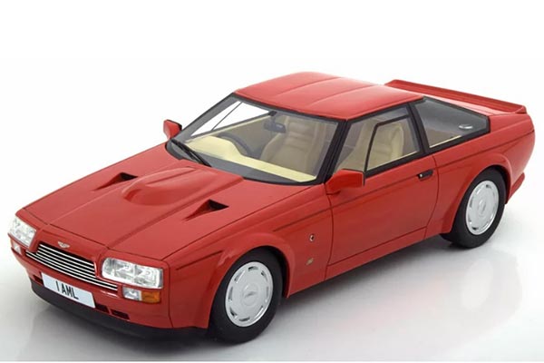 1986 Aston Martin V8 Zagato Coupe Resin Model 1:18 Scale Red