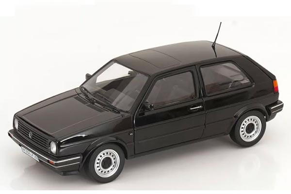 1987 Volkswagen Golf CL MK2 Diecast Car Model 1:18 Scale Black