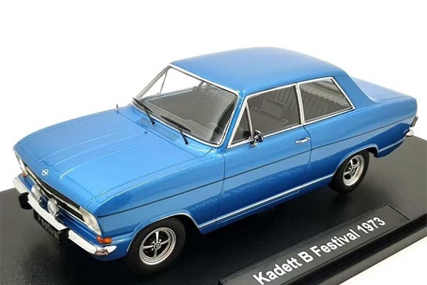 1973 Opel Kadett B Festival Diecast Car Model 1:18 Scale Blue