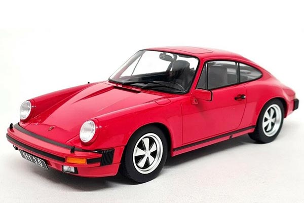 Porsche 911 3.0 Coupe Diecast Car Model 1:18 Scale Red
