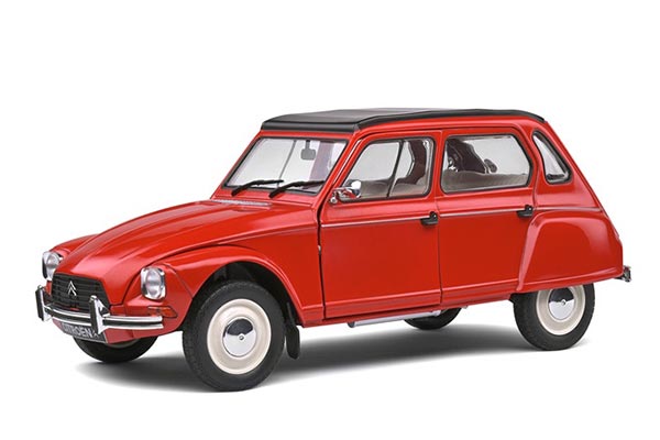 Citroen Dyane 6 Diecast Car Model 1:18 Scale Red