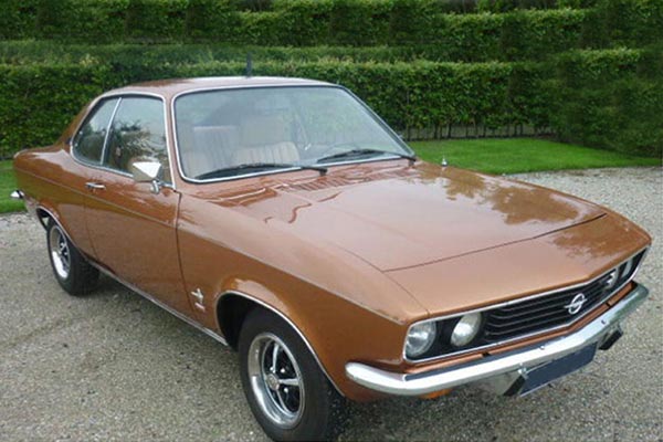 1970 Opel Manta Diecast Car Model 1:18 Scale Bronce