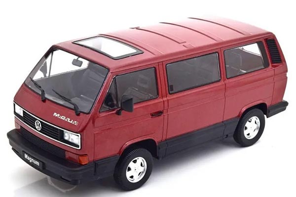 Volkswagen T3 Magnum Syncro Van Diecast Model 1:18 Scale Red