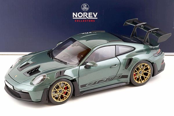 2022 Porsche 911 (992) GT3 RS Diecast Car Model 1:18 Scale Green