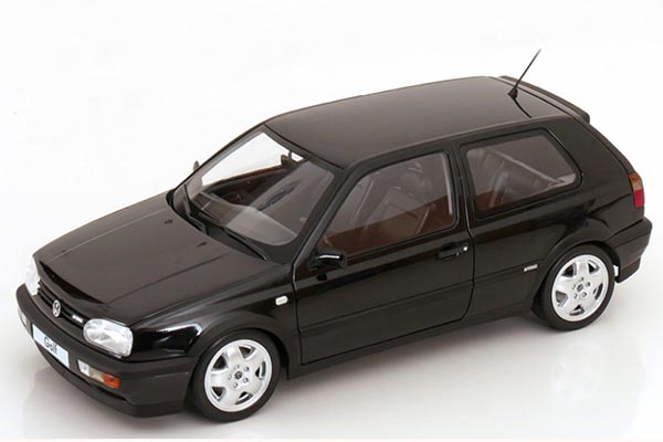 1996 Volkswagen Golf VR6 Diecast Car Model 1:18 Scale Black