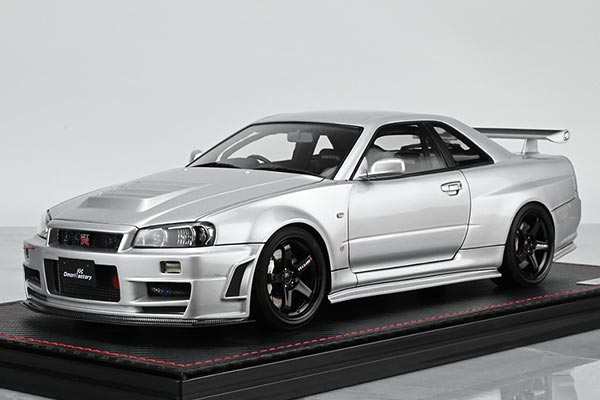 Nissan Nismo GT-R R34 Z Tune Prototype Resin Model 1:18 Silver