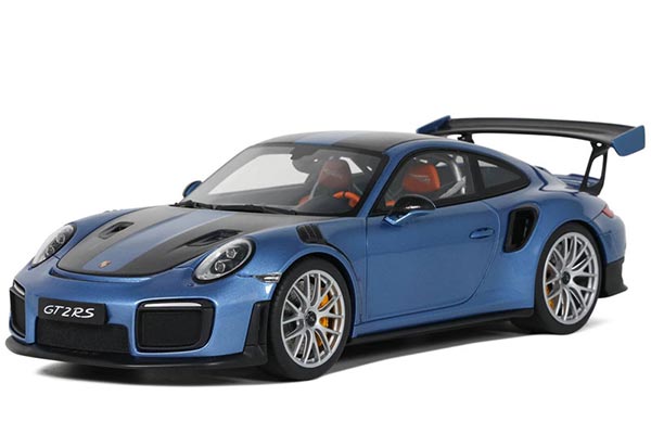 Porsche 911 (991.2) GT2 RS Resin Model 1:18 Scale Blue