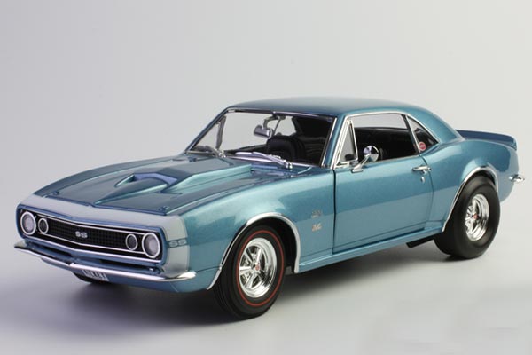 1967 Chevrolet Camaro 427SS Diecast Car Model 1:18 Scale Blue