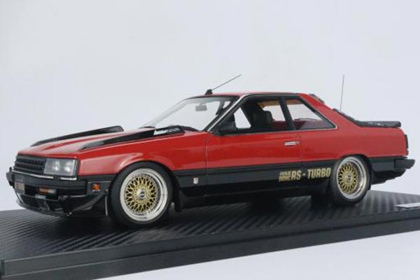 Nissan Skyline 2000 RS Turbo R30 Resin Car Model 1:18 Scale Red