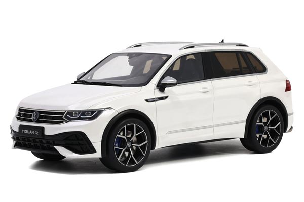 2021 Volkswagen Tiguan R SUV Resin Model 1:18 Scale White