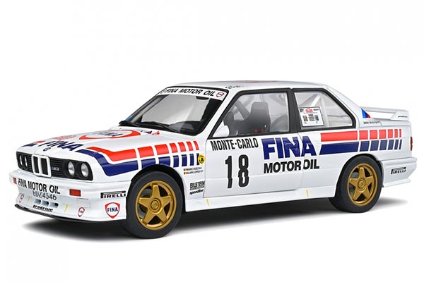 1989 BMW M3 E30 Coupe Diecast Car Model 1:18 Scale White