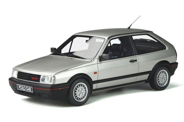 Volkswagen Polo Mk2 G40 Resin Car Model 1:18 Scale Silver