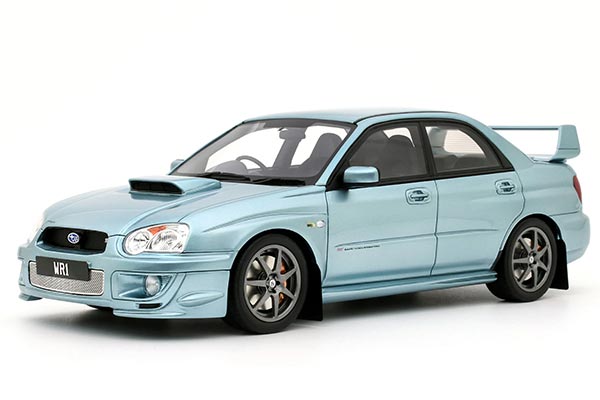 Subaru Impreza WRX STi Resin Car Model 1:18 Scale Light Blue