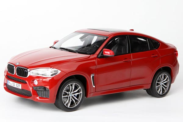 2015 BMW X6 M SUV Diecast Model 1:18 Scale Red