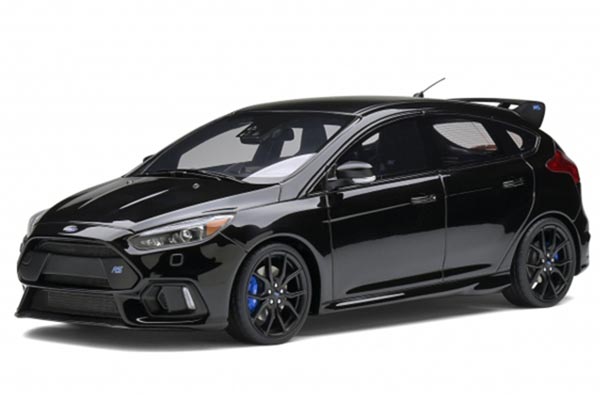 Ford Focus RS Resin Car Model 1:18 Scale Black