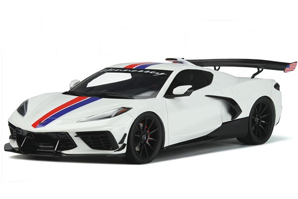 2021 Chevrolet Corvette C8 Resin Car Model 1:18 Scale White