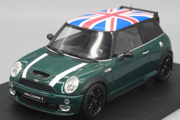 Mini Cooper S R56 John Works Resin Car Model 1:18 Dark Green