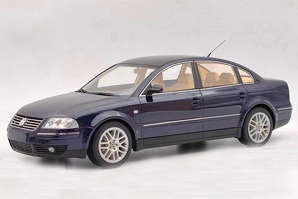 2001 Volkswagen Passat B5 W8 Resin Model 1:18 Scale Deep Blue