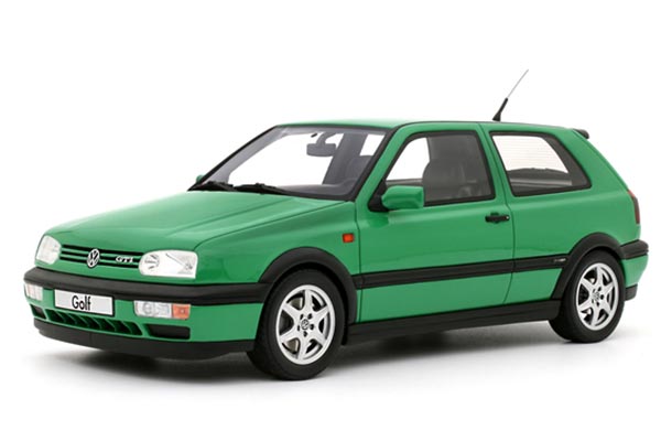1995 Volkswagen Golf GTI Mk3 Resin Car Model 1:18 Scale Green