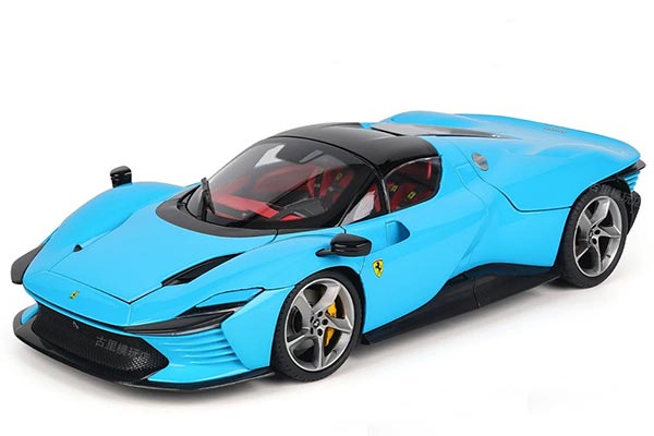 2022 Ferrari Daytona SP3 Diecast Car Model 1:18 Scale Blue