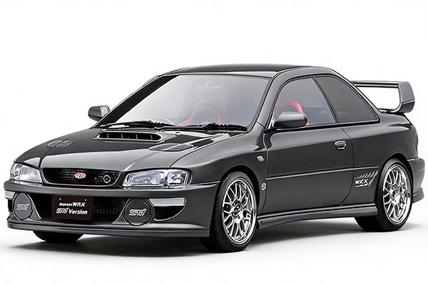 Subaru Impreza WRX Type R Sti Version Resin Model 1:18 Black