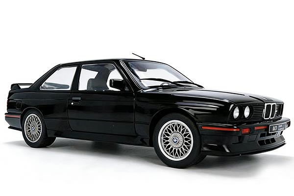 BMW M3 E30 Sport Evolution Diecast Car Model 1:18 Scale Black