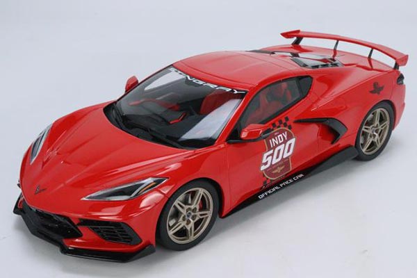2020 Chevrolet Corvette Stingray C8 Resin Model 1:18 Scale Red