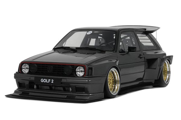 Volkswagen Golf II GTI Resin Car Model 1:18 Scale Black