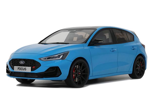 2024 Ford Focus ST MK5 Resin Car Model 1:18 Scale Blue