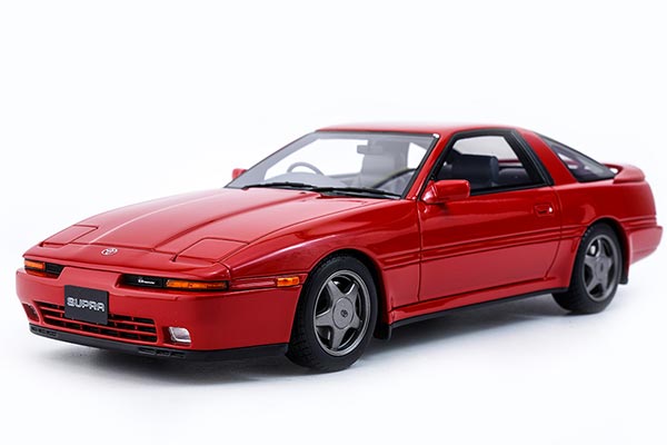 Toyota Supra MK3 A70 Resin Car Model 1:18 Scale Red
