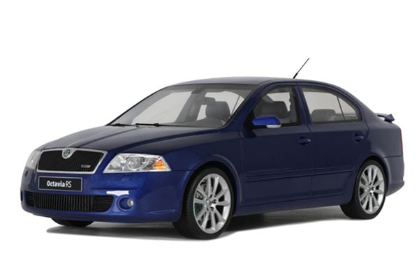 2006 Skoda Octavia RS 2.0 Resin Car Model 1:18 Scale Deep Blue