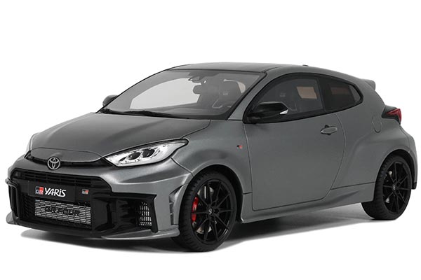 2024 Toyota Yaris GR Resin Car Model 1:18 Scale Gray