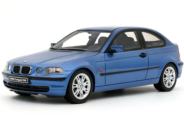 BMW 3 Series 318 ti Compact E46 Resin Car Model 1:18 Scale Blue