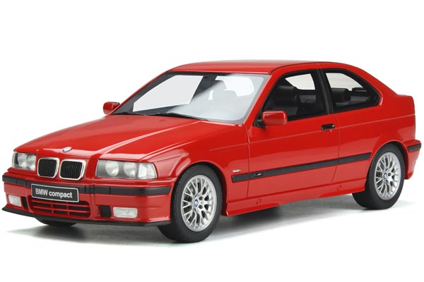 BMW 3 Series 323 ti Compact E36 Resin Car Model 1:18 Scale Red