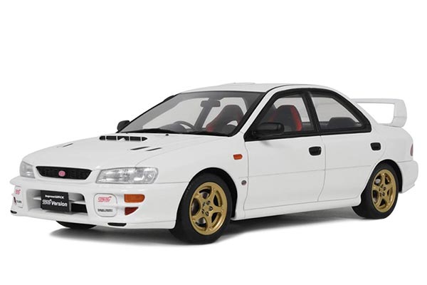 Subaru Impreza WRX STi Resin Car Model 1:18 Scale White