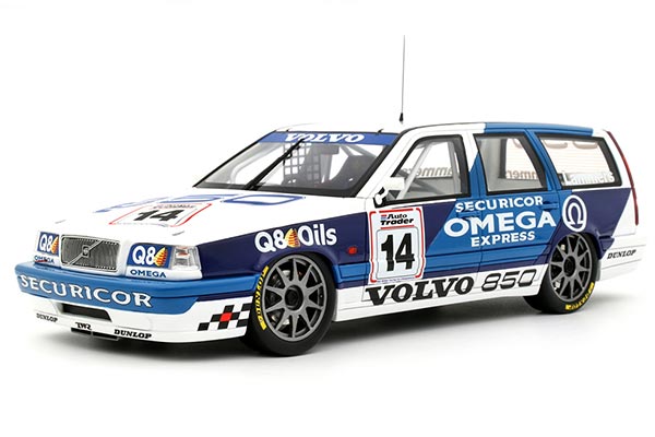 1994 Volvo 850 Estate Resin Model 1:18 Scale White-Blue