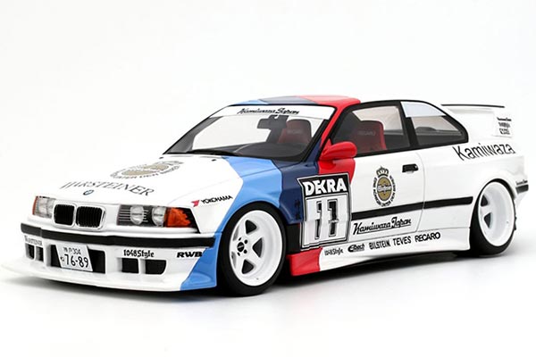 BMW 3 Series E36 Resin Car Model 1:18 Scale White