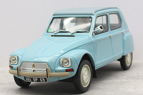 Citroen Dyane 6 Resin Car Model 1:18 Scale Light Blue