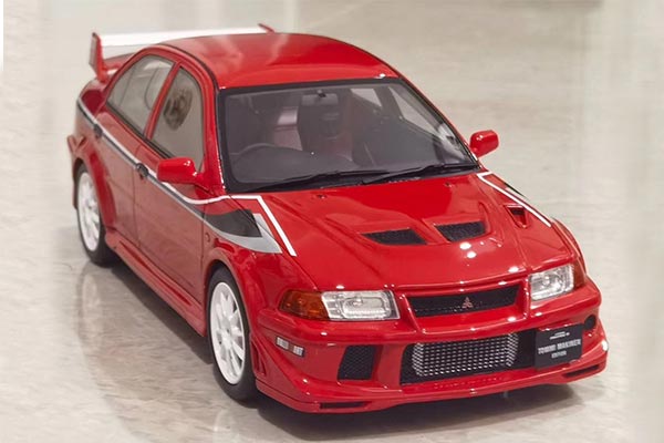 Mitsubishi Lancer Evolution VI Resin Car Model 1:18 Scale Red