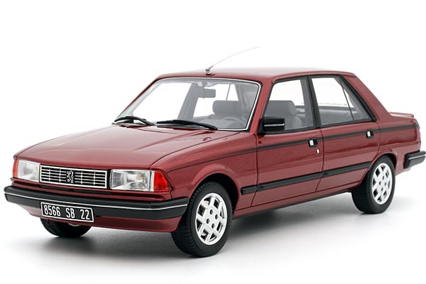 Peugeot 305 GTX Resin Car Model 1:18 Scale Red