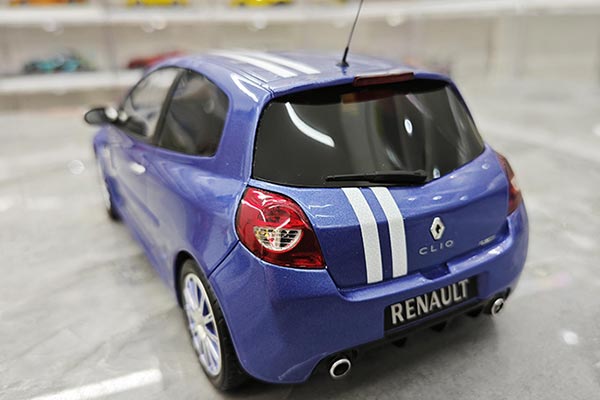 Renault Clio Gordini RS – Spark 1/43 – Bleu – Réf 7711429240 – Occasion état TBE