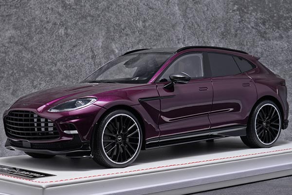 2022 Aston Martin DBX 707 SUV Resin Model 1:18 Scale Purple
