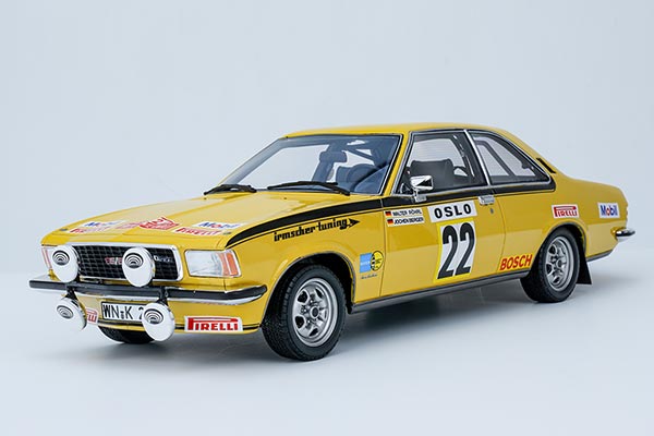 Opel Commodore B GS/E Resin Car Model 1:18 Scale Yellow