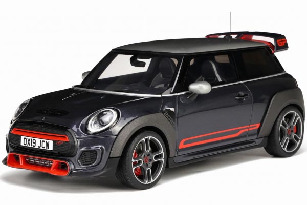 Mini Cooper S JCW GP F56 Resin Car Model 1:18 Scale Deep Gray