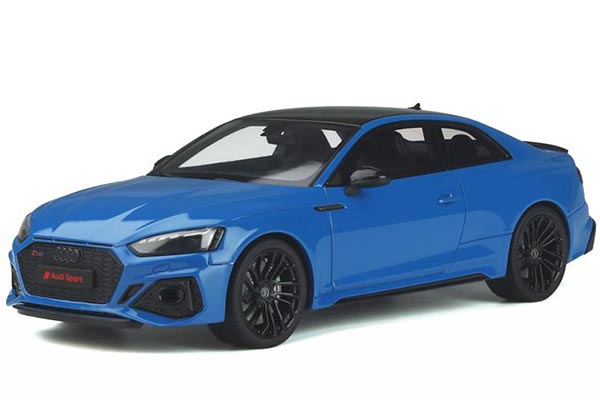 2023 Audi RS 5 B9.5 Coupe Resin Car Model 1:18 Scale Blue