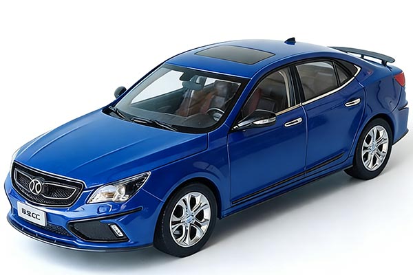2015 Senova CC Diecast Car Model 1:18 Scale Blue